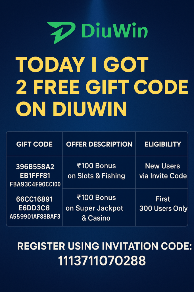 Diuwin Free Gift Code Today